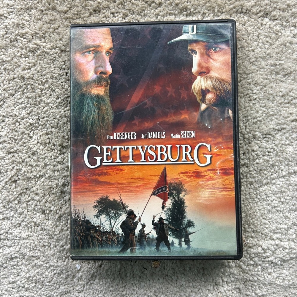 Warner Home Video Gettysburg DVD Tom Berenger Jeff Daniels War Drama History